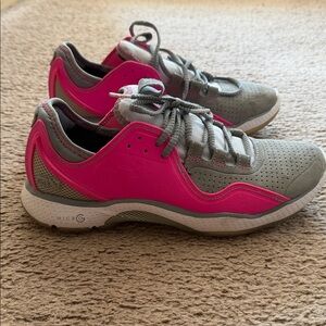 Under Armour Hot Pink and Gray Athletic Shoes